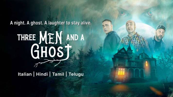 Download Three men and a ghost (2022) Dual Audio Hindi Movie on Movietic